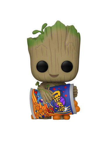 I Am Groot POP! Vinyl Figure Groot w/Cheese Puffs 9 cm