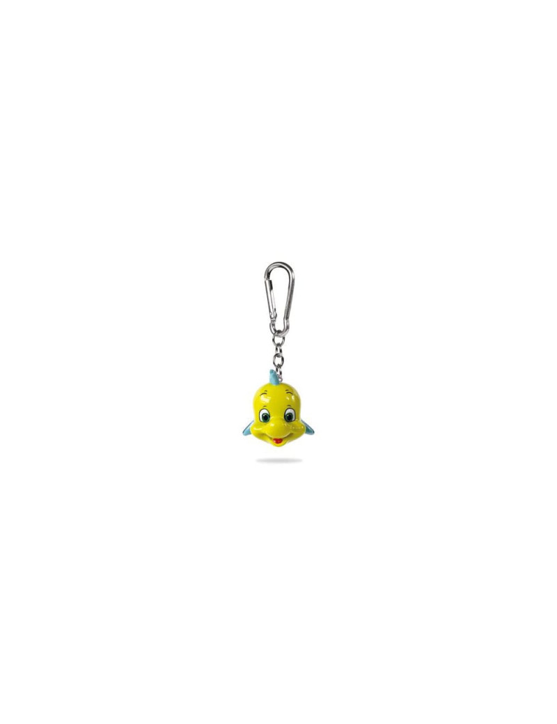 Disney 3D Rubber Keychain The Little Mermaid Flounder 6 cm