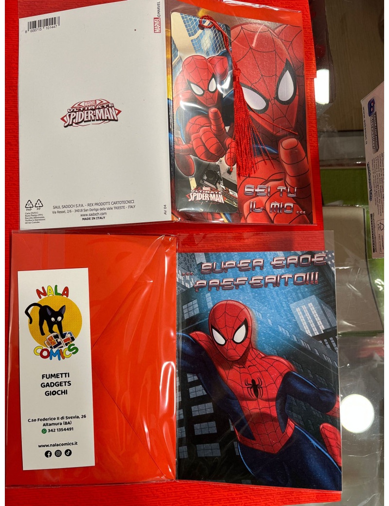 Marvel - Biglietto Auguri Compleanno - Spider-Man