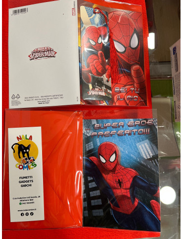 Marvel - Biglietto Auguri Compleanno - Spider-Man