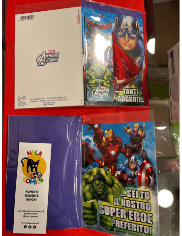Marvel - Biglietto Auguri Compleanno - Avengers