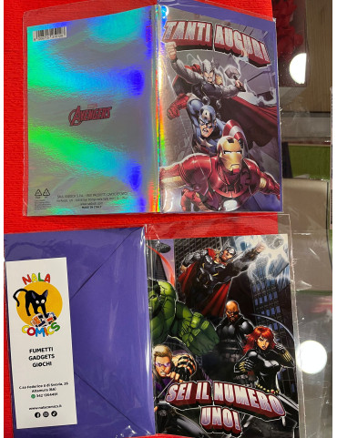 Marvel - Biglietto Auguri Compleanno - Avengers