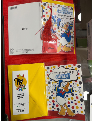 Disney - Biglietto Auguri Compleanno - Paperino