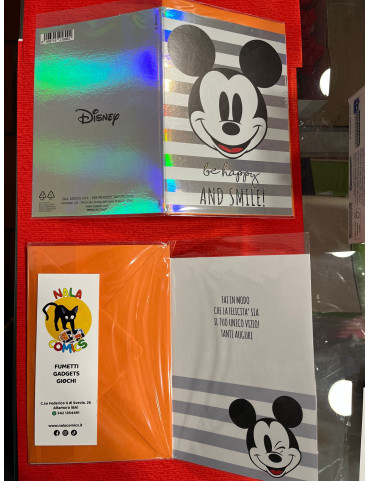 Disney - Biglietto Auguri Compleanno - Topolino