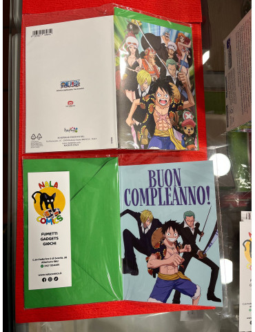 One Piece - Biglietto Auguri Compleanno