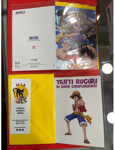 One Piece - Biglietto Auguri Compleanno
