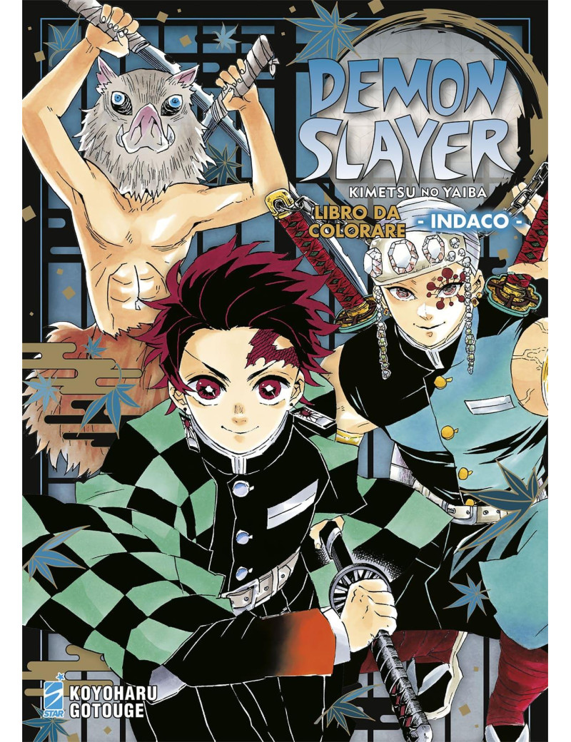Demon Slayer - Kimetsu no Yaiba Libro da colorare - Indaco 4