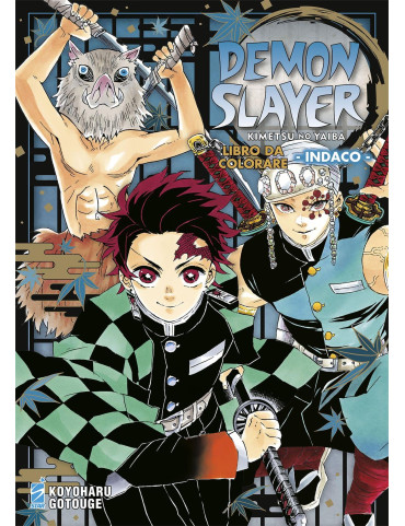 Demon Slayer - Kimetsu no Yaiba Libro da colorare - Indaco 4