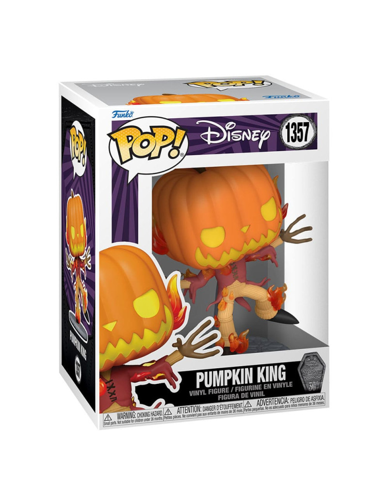 Nightmare before Christmas 30th POP! Disney Vinyl Figure Pumpkin King 9 cm