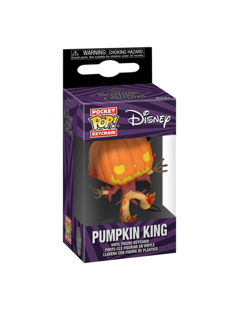 Nightmare before Christmas 30th POP! Vinyl Keychains 4 cm Pumpkin King