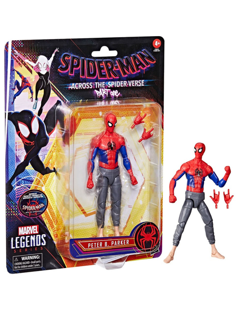 Spider-Man: Across the Spider-Verse Marvel Legends Action Figure Peter B. Parker 15 cm