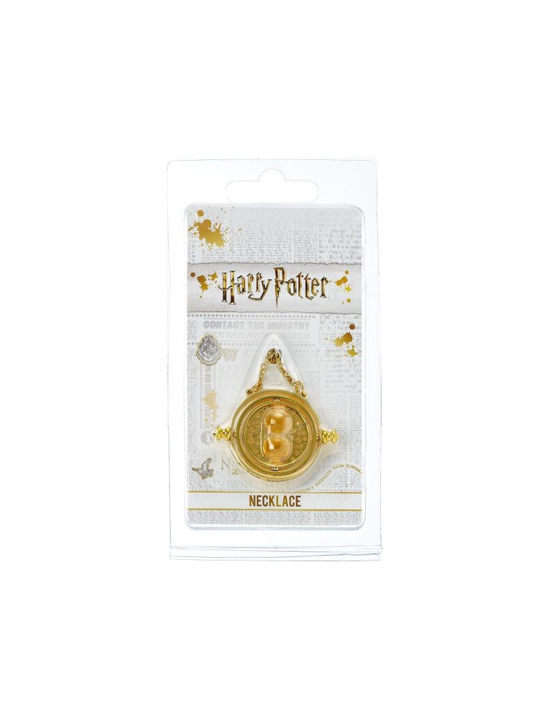 Harry Potter Pendant & Necklace Spinning Time Turner (gold plated)