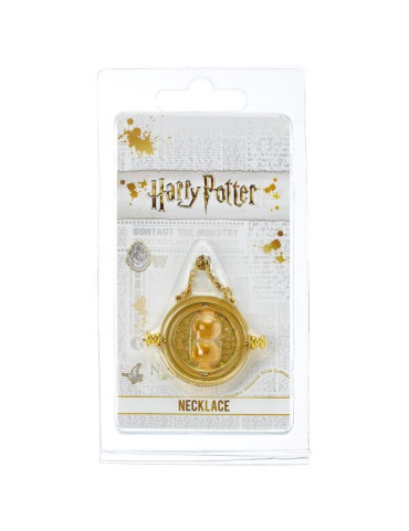 Harry Potter Pendant & Necklace Spinning Time Turner (gold plated)