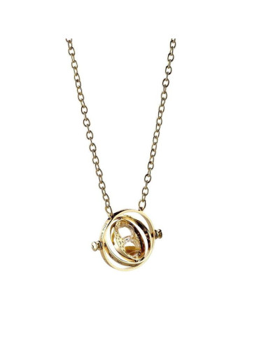Harry Potter Pendant & Necklace Spinning Time Turner (gold plated)