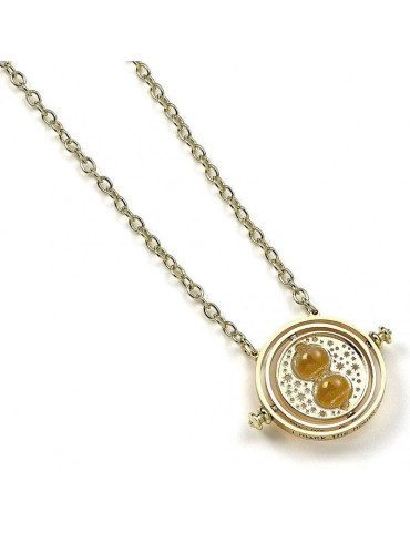 Harry Potter Pendant & Necklace Spinning Time Turner (gold plated)