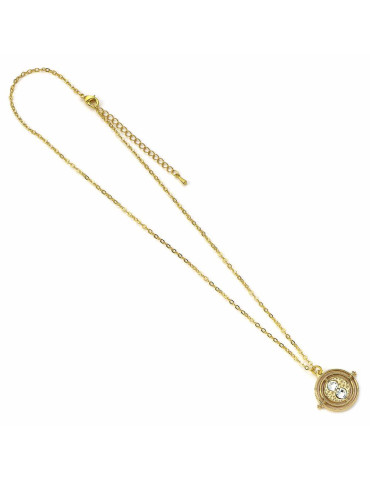 Harry Potter Pendant & Necklace Fixed Time Turner (gold plated)