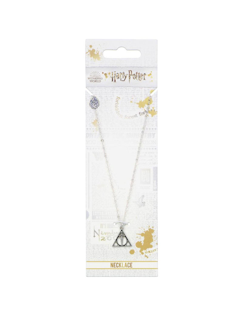 Harry Potter Pendant & Necklace Deathly Hallows (silver plated)