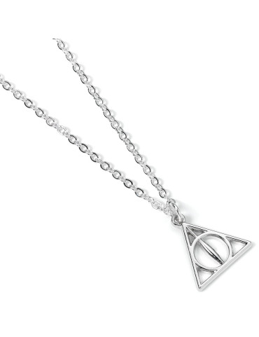 Harry Potter Pendant & Necklace Deathly Hallows (silver plated)