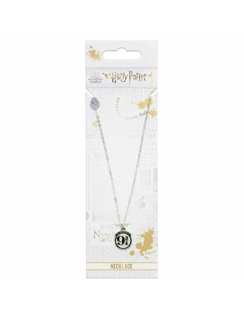 Harry Potter Pendant & Necklace Platform 9 3/4 (silver plated)
