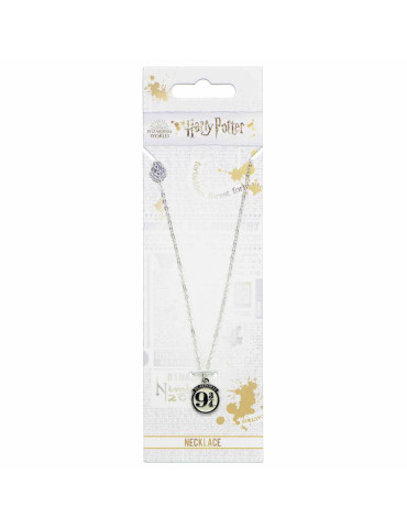 Harry Potter Pendant & Necklace Platform 9 3/4 (silver plated)