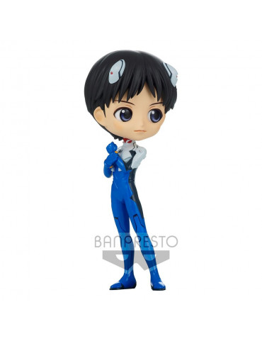 Evangelion: New Theatrical Edition Q Posket Mini Figure Shinji Ikari Plugsuit Style Ver. A 14 cm