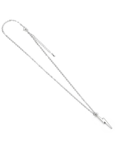 Harry Potter Pendant & Necklace Lightning Bolt (silver plated)