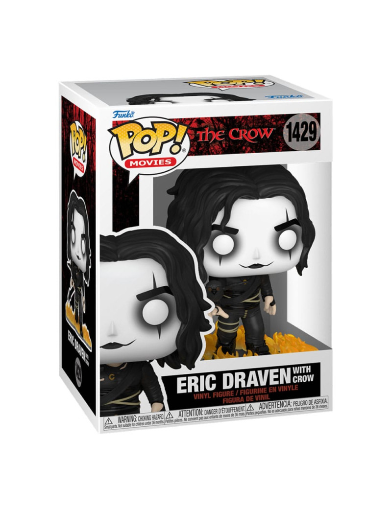 The Crow POP! Movies Vinyl Figure Eric w/crow 9 cm