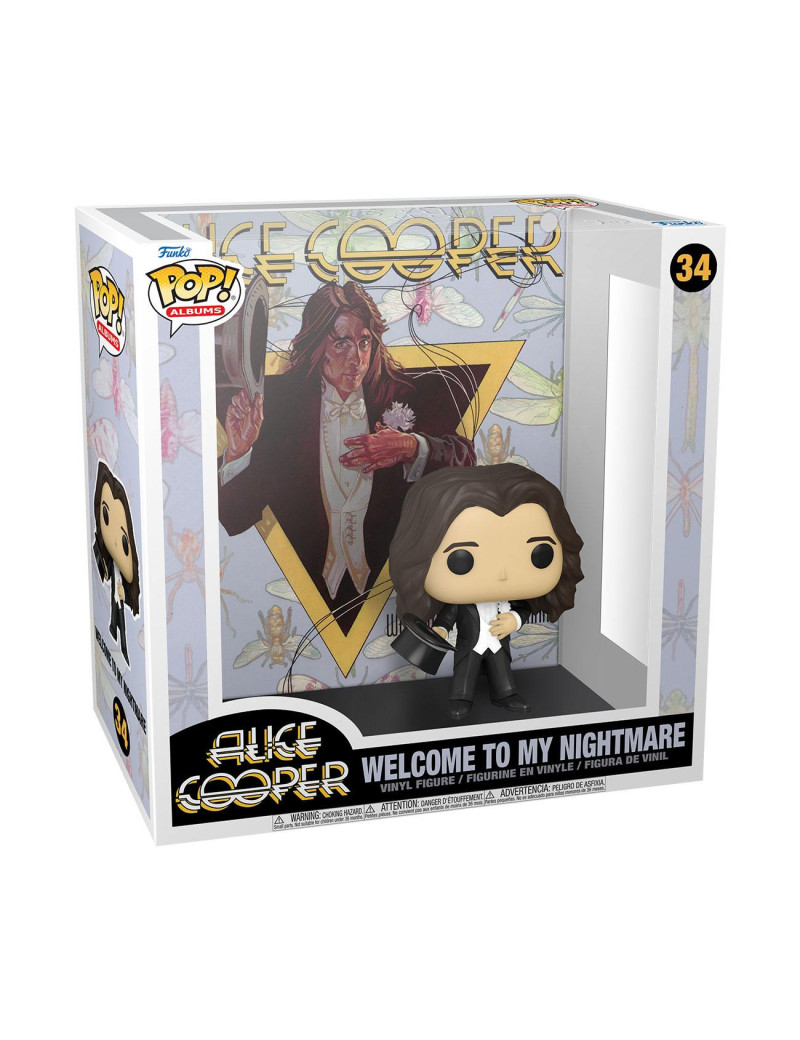 Alice Cooper POP! Albums Vinyl Figure Welcome to My Nightmare 9 cm