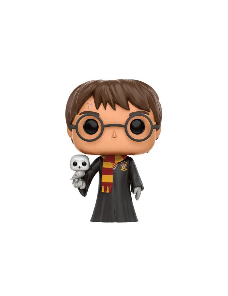 Harry Potter POP! Movies Vinyl Figure Harry with Hedwig 9 cm