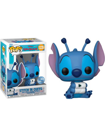 Lilo & Stitch POP! Disney Vinyl Figure Stitch in cuffs 9 cm