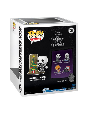 Nightmare before Christmas 30th POP! Deluxe Vinyl Figure Jack w/C.Town Door 9 cm
