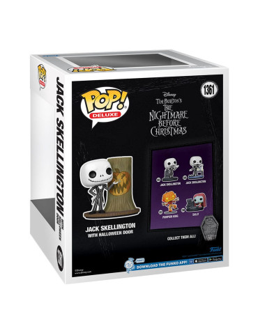 Nightmare before Christmas 30th POP! Deluxe Vinyl Figure Jack w/H.Town Door 9 cm