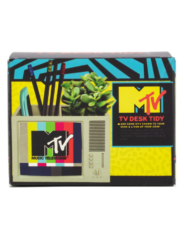 MTV Pencil Holder 3D Retro TV
