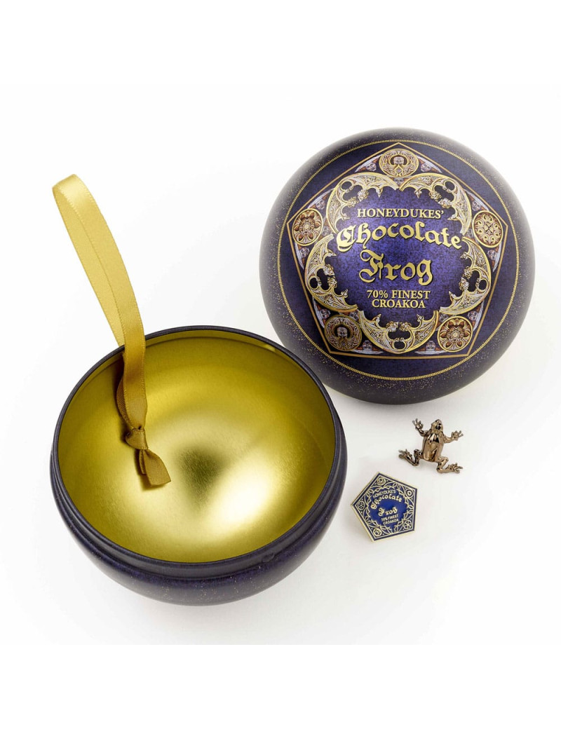 Harry Potter tree ornment with Pin Badge Deck Chocolate Frog