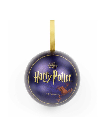 Harry Potter tree ornment with Pin Badge Deck Chocolate Frog