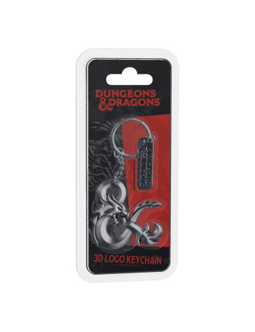 Dungeons & Dragons Keychain 3D Logo