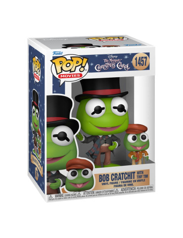 The Muppet Christmas Carol POP! Disney Vinyl Figure Kermit w/TT 9 cm - Scatola ammaccata