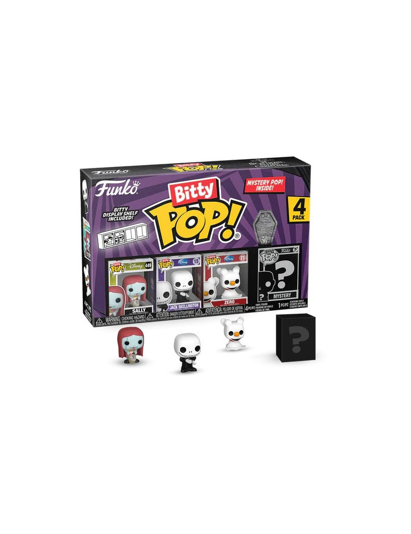 Nightmare Before Christmas Bitty POP! Vinyl Figure 4-Pack Sally 2,5 cm