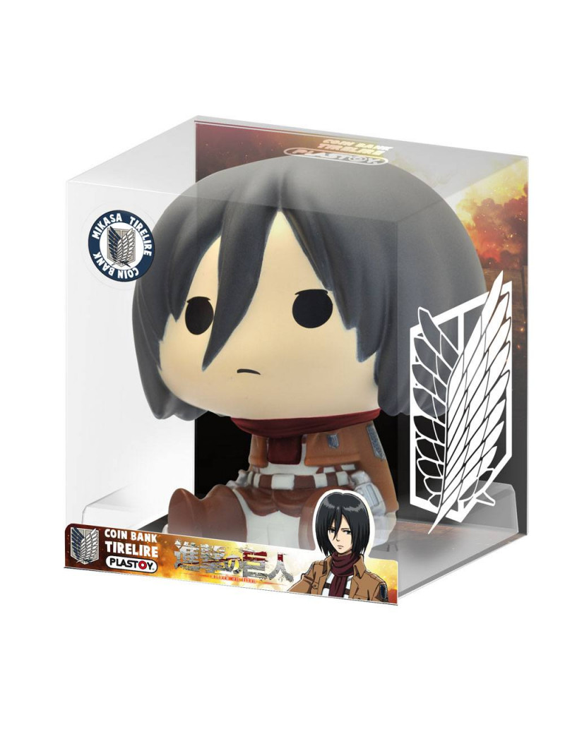 Attack on Titan Chibi Bust Bank Mikasa 16 cm