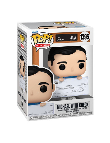 The Office US POP! TV Vinyl Figure Michael w/ Check 9 cm