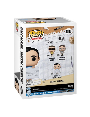 The Office US POP! TV Vinyl Figure Michael w/ Check 9 cm