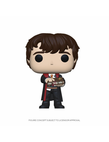 Harry Potter POP! Movies Vinyl Figure Neville w/Monster Book 9 cm