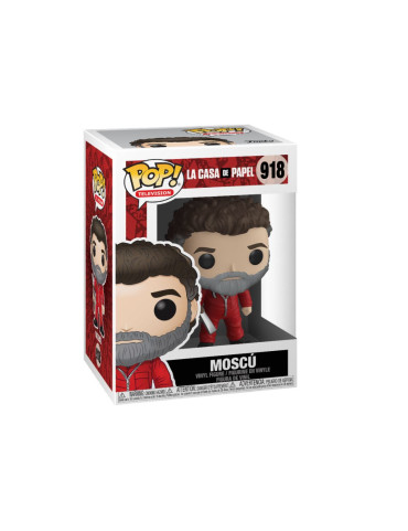 Money Heist POP! TV Vinyl Figure Moscow 9 cm
