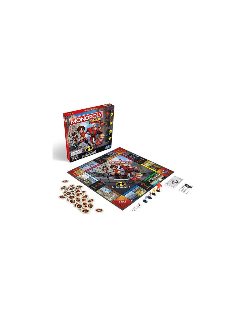Hasbro Monopoly - Junior Gli Incredibili 2 (Disney Pixar)