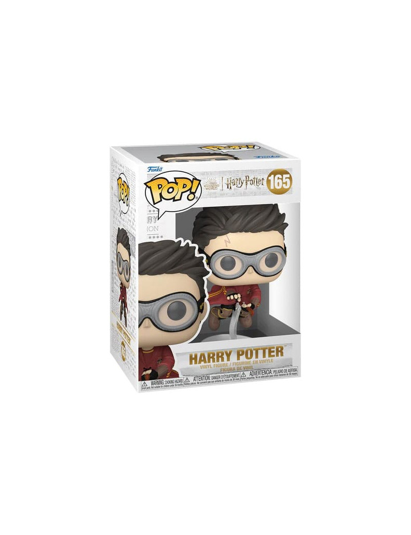 Harry Potter POP! Movies Vinyl Figure Harry w/Broom(Quidditch) 9 cm
