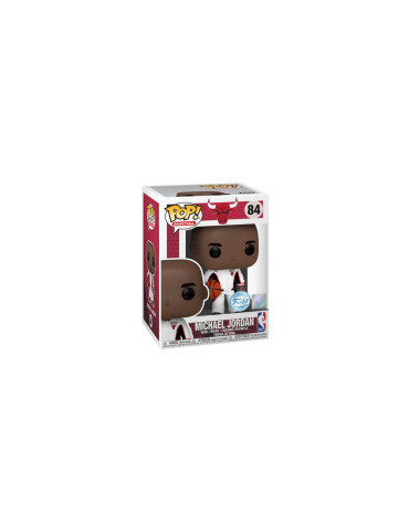 NBA Legends POP! Sports Vinyl Figure Michael Jordan (Bulls White Warmup) Exclusive 9 cm