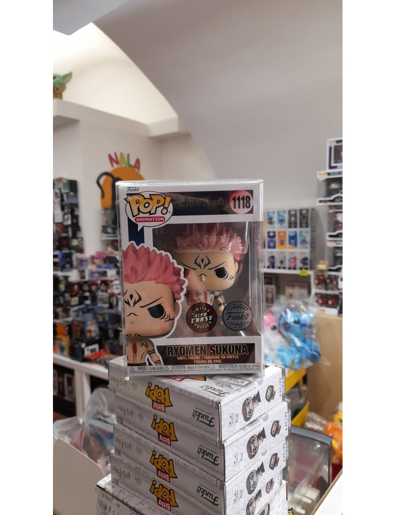 Jujutsu Kaisen POP & Buddy! Animation Vinyl Figure Sukuna w/Heart 9 cm - Limited Glow Chase Edition