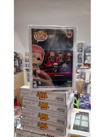 Jujutsu Kaisen POP & Buddy! Animation Vinyl Figure Sukuna w/Heart 9 cm - Limited Glow Chase Edition
