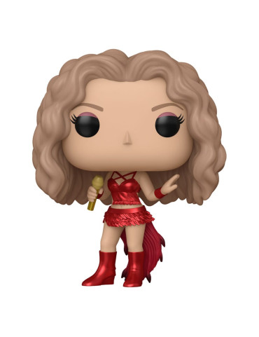 Shakira POP! Rocks Vinyl Figure Shakira (Super Bowl) (Metallic) 9 cm
