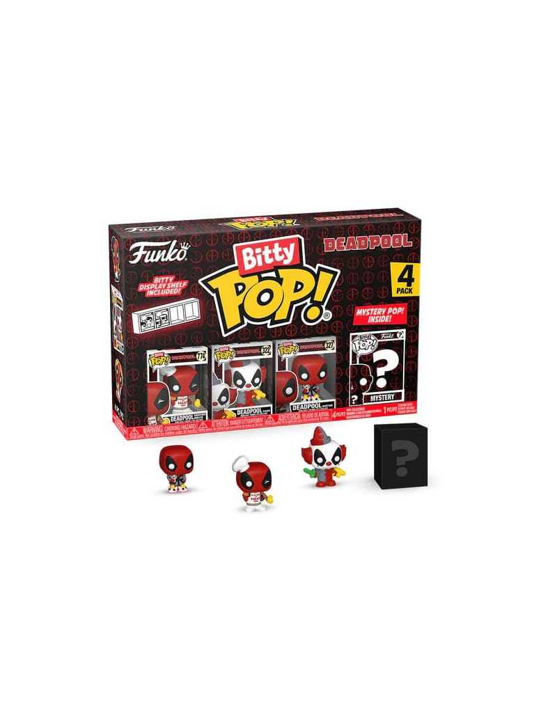 Deadpool Bitty POP! Vinyl Figure 4-Pack BBQ Master 2,5 cm